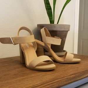 Size 8.5 Soda brand block heel.